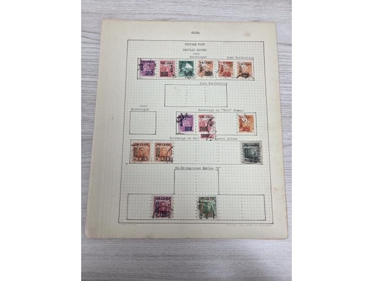 including Surcharged Issues, R series issues and CS series original prints, some in complete sets. Please view.